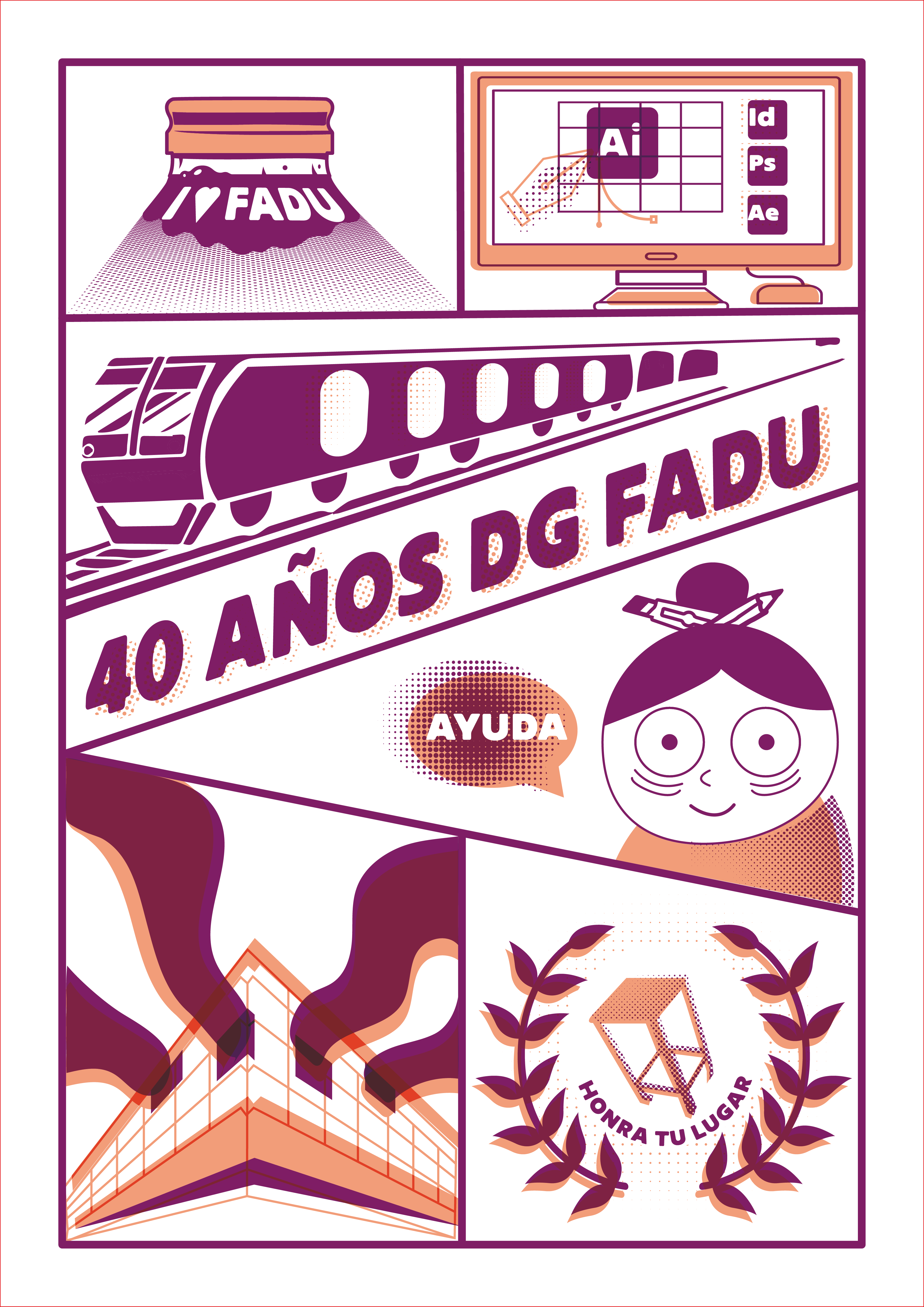 Tecnología 2 - Afiche Homenaje 40 Años DG FADU